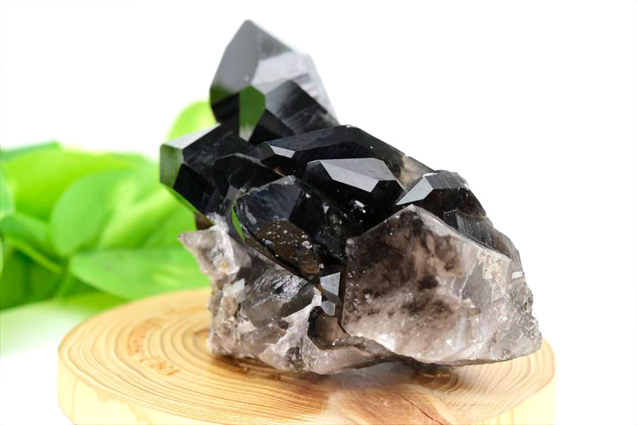 アーカンソー産　黒水晶クラスター　Arkansas　スモーキークォーツ　原石　結晶　クラスター　浄化　置物　天然石　パワーストーン