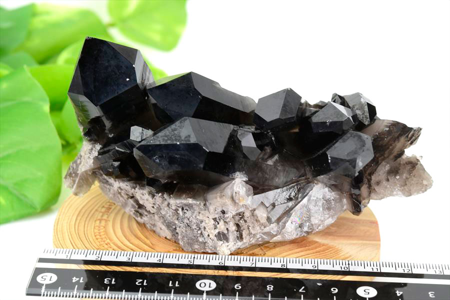 アーカンソー産　黒水晶クラスター　Arkansas　スモーキークォーツ　原石　結晶　クラスター　浄化　置物　天然石　パワーストーン