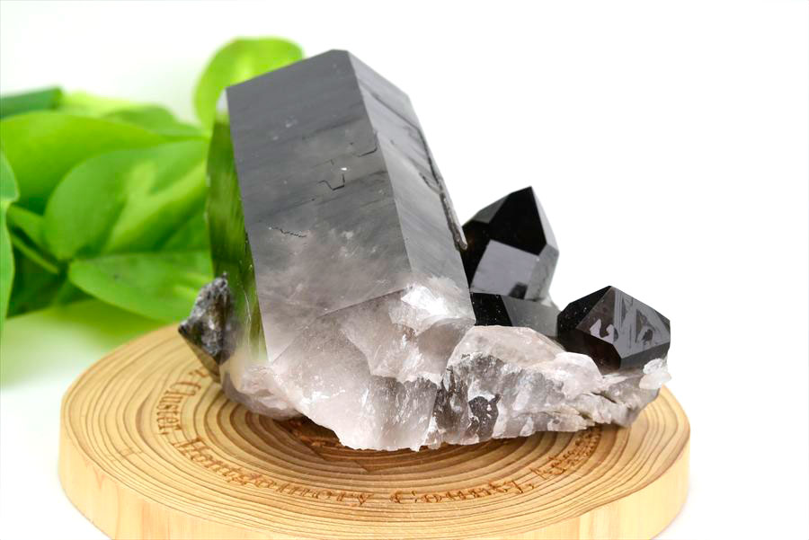 アーカンソー産　黒水晶クラスター　Arkansas　スモーキークォーツ　原石　結晶　クラスター　浄化　置物　天然石　パワーストーン