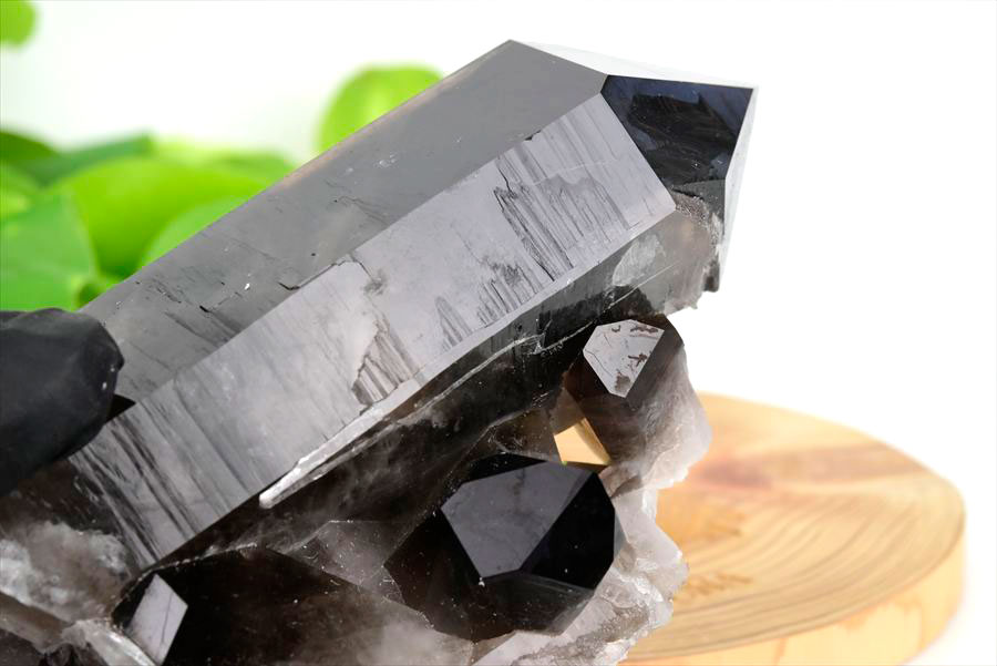 アーカンソー産　黒水晶クラスター　Arkansas　スモーキークォーツ　原石　結晶　クラスター　浄化　置物　天然石　パワーストーン