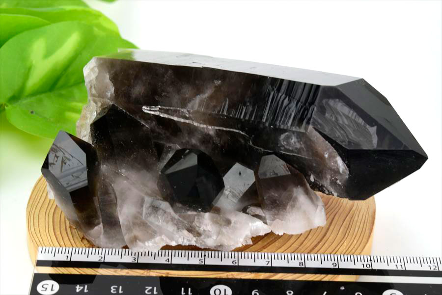 アーカンソー産　黒水晶クラスター　Arkansas　スモーキークォーツ　原石　結晶　クラスター　浄化　置物　天然石　パワーストーン