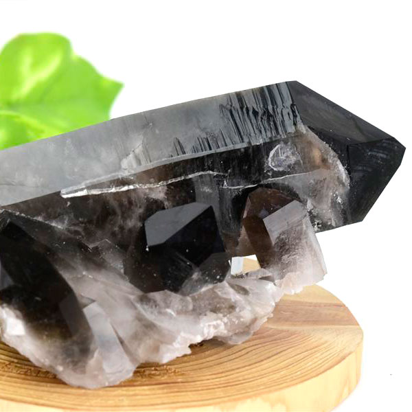 アーカンソー産　黒水晶クラスター　Arkansas　スモーキークォーツ　原石　結晶　クラスター　浄化　置物　天然石　パワーストーン