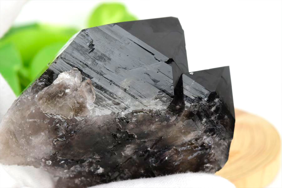 アーカンソー産　黒水晶クラスター　Arkansas　スモーキークォーツ　原石　結晶　クラスター　浄化　置物　天然石　パワーストーン