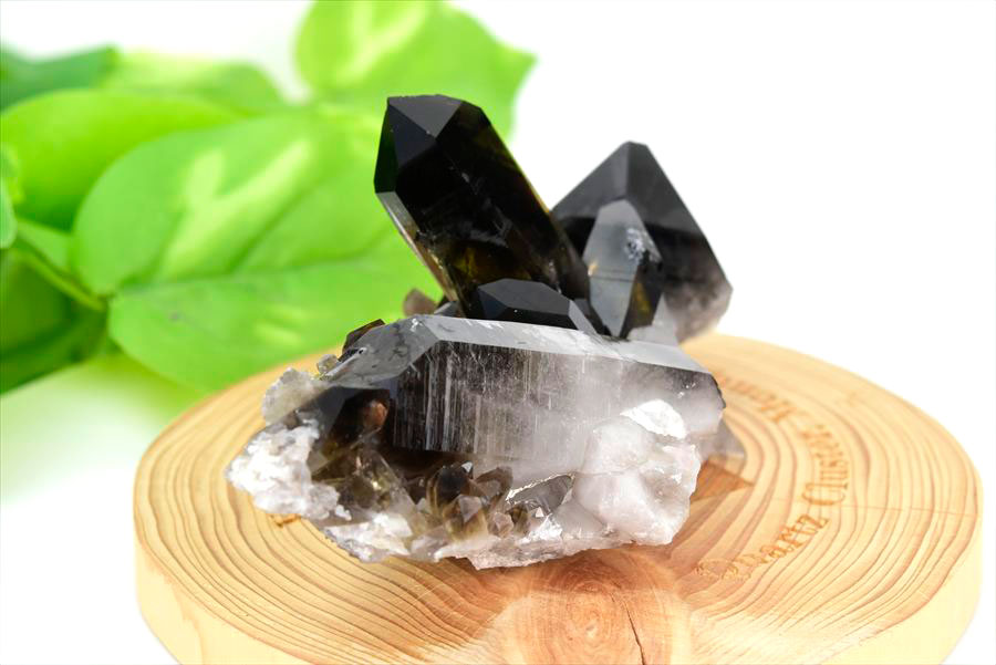 アーカンソー産　黒水晶クラスター　Arkansas　スモーキークォーツ　原石　結晶　クラスター　浄化　置物　天然石　パワーストーン