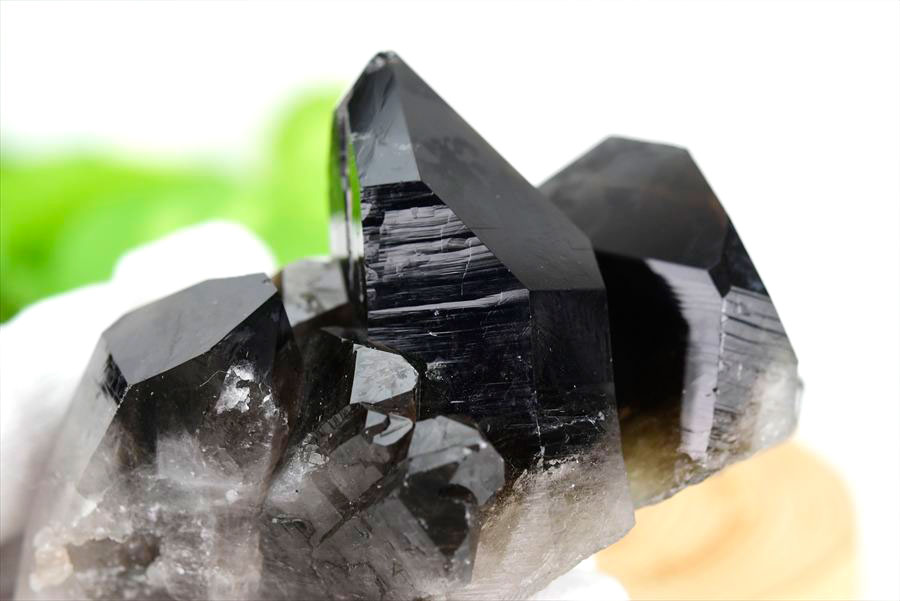 アーカンソー産　黒水晶クラスター　Arkansas　スモーキークォーツ　原石　結晶　クラスター　浄化　置物　天然石　パワーストーン