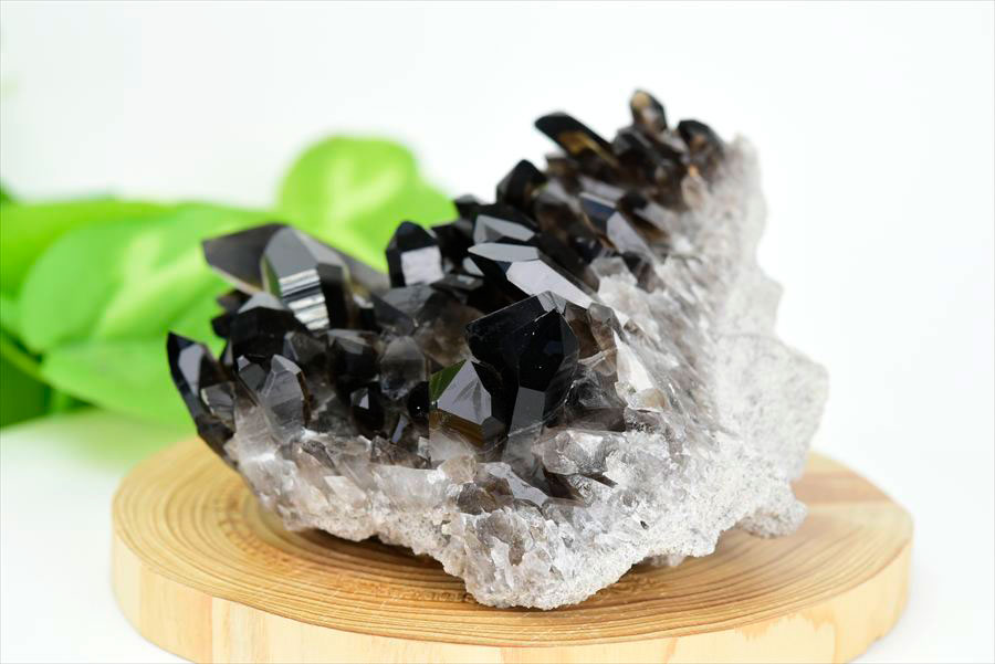 アーカンソー産　黒水晶クラスター　Arkansas　スモーキークォーツ　原石　結晶　クラスター　浄化　置物　天然石　パワーストーン