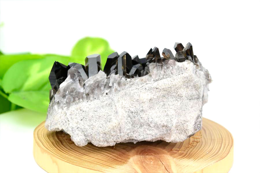 アーカンソー産　黒水晶クラスター　Arkansas　スモーキークォーツ　原石　結晶　クラスター　浄化　置物　天然石　パワーストーン