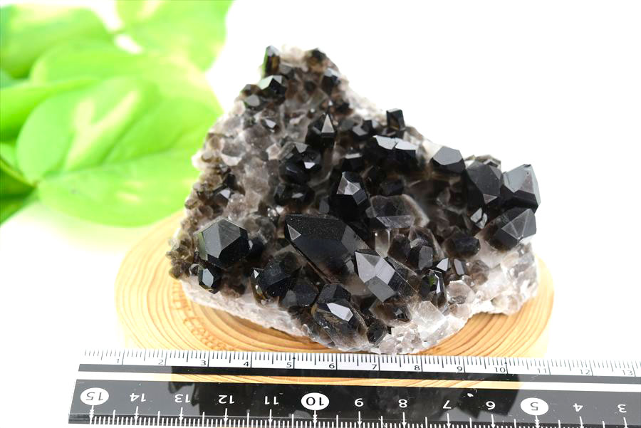 アーカンソー産　黒水晶クラスター　Arkansas　スモーキークォーツ　原石　結晶　クラスター　浄化　置物　天然石　パワーストーン