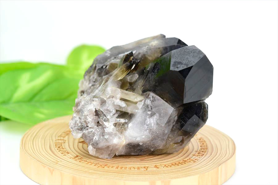 アーカンソー産　黒水晶クラスター　Arkansas　スモーキークォーツ　原石　結晶　クラスター　浄化　置物　天然石　パワーストーン