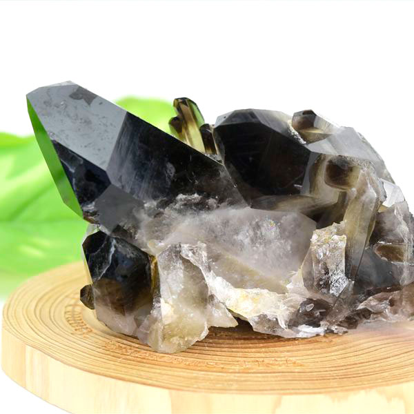 アーカンソー産　黒水晶クラスター　Arkansas　スモーキークォーツ　原石　結晶　クラスター　浄化　置物　天然石　パワーストーン
