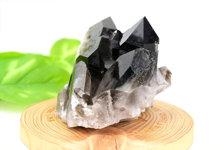 アーカンソー産 黒水晶（スモーキークォーツ）クラスター原石｜原産地