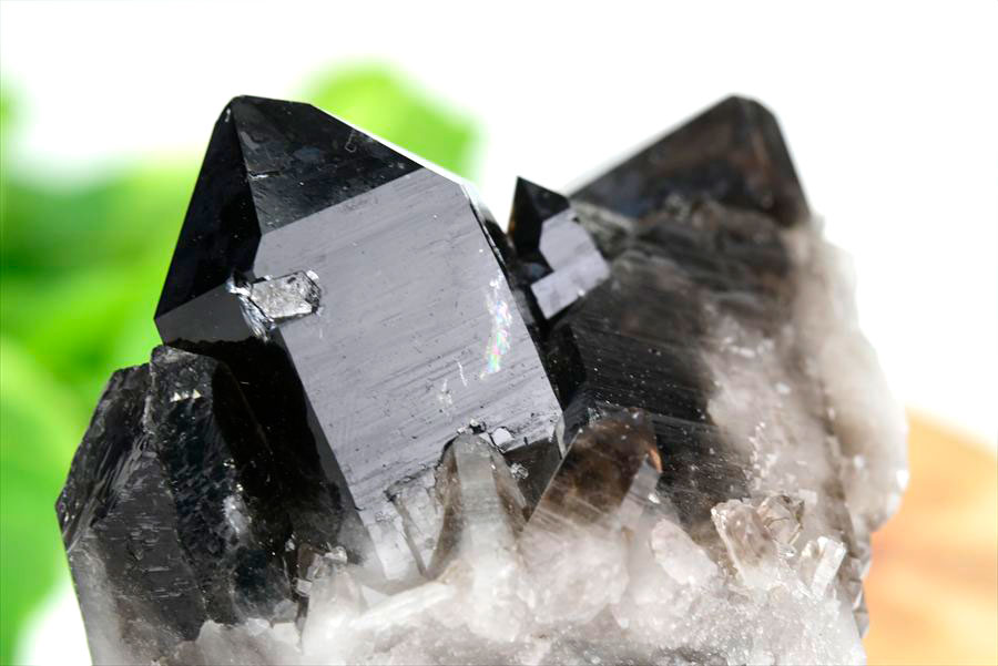 アーカンソー産 黒水晶（スモーキークォーツ）クラスター原石｜原産地