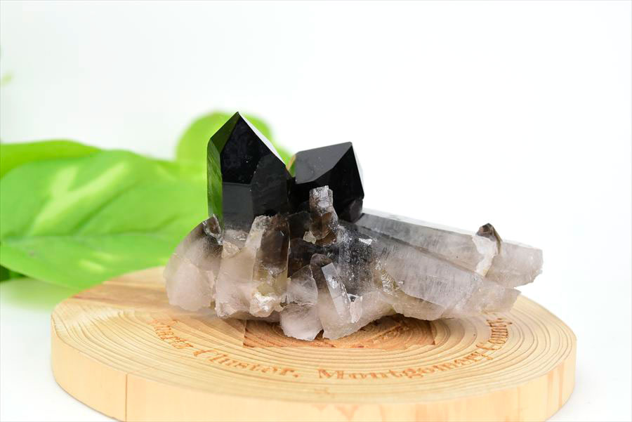 アーカンソー産　黒水晶クラスター　Arkansas　スモーキークォーツ　原石　結晶　クラスター　浄化　置物　天然石　パワーストーン