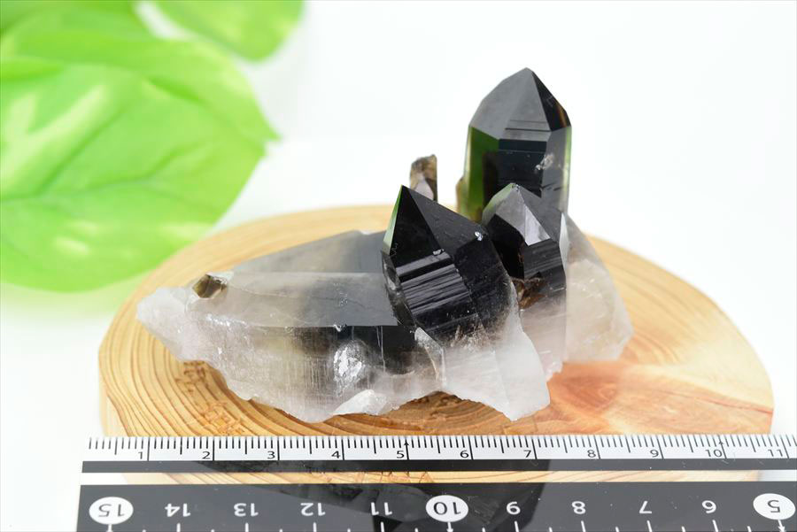 アーカンソー産　黒水晶クラスター　Arkansas　スモーキークォーツ　原石　結晶　クラスター　浄化　置物　天然石　パワーストーン