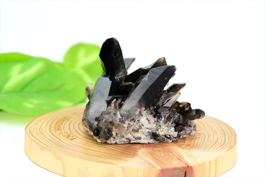 アーカンソー産　黒水晶クラスター　Arkansas　スモーキークォーツ　原石　結晶　クラスター　浄化　置物　天然石　パワーストーン