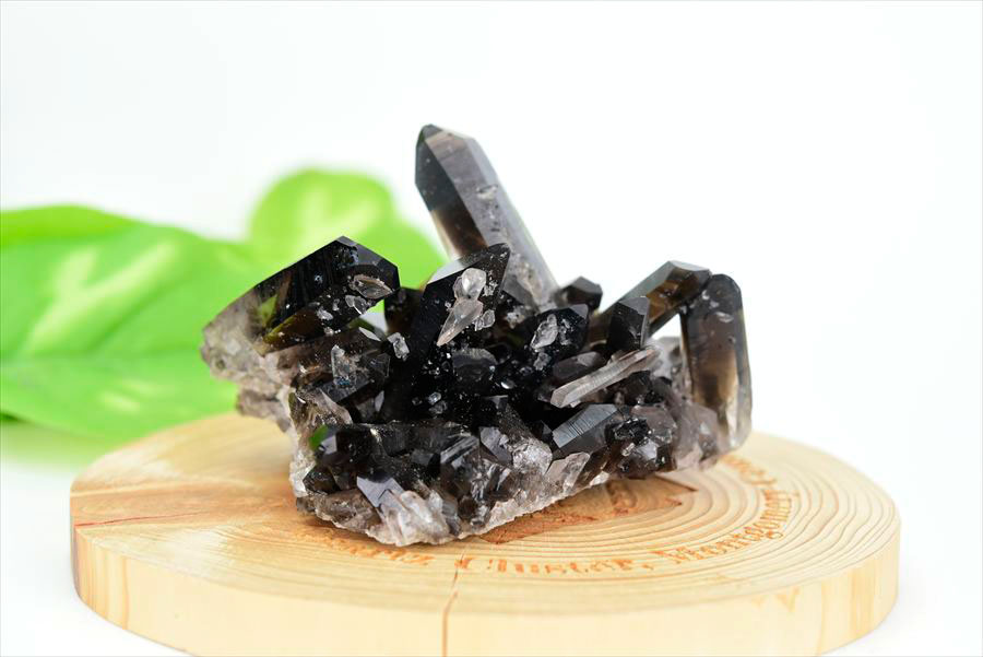 アーカンソー産 黒水晶（スモーキークォーツ）クラスター原石｜原産地