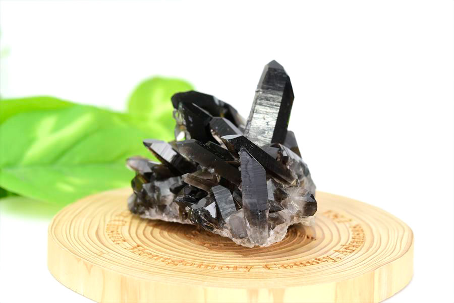 アーカンソー産　黒水晶クラスター　Arkansas　スモーキークォーツ　原石　結晶　クラスター　浄化　置物　天然石　パワーストーン