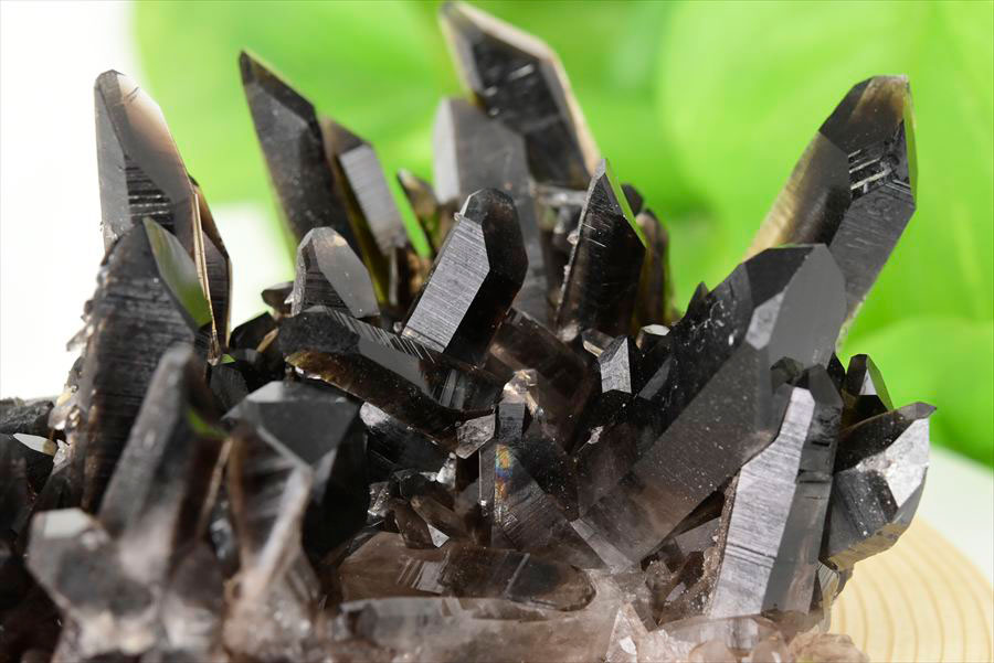 アーカンソー産　黒水晶クラスター　Arkansas　スモーキークォーツ　原石　結晶　クラスター　浄化　置物　天然石　パワーストーン