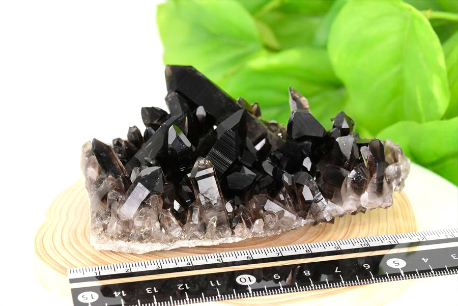 アーカンソー産　黒水晶クラスター　Arkansas　スモーキークォーツ　原石　結晶　クラスター　浄化　置物　天然石　パワーストーン