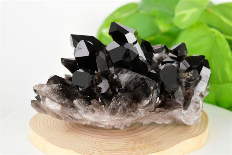アーカンソー産　黒水晶クラスター　Arkansas　スモーキークォーツ　原石　結晶　クラスター　浄化　置物　天然石　パワーストーン