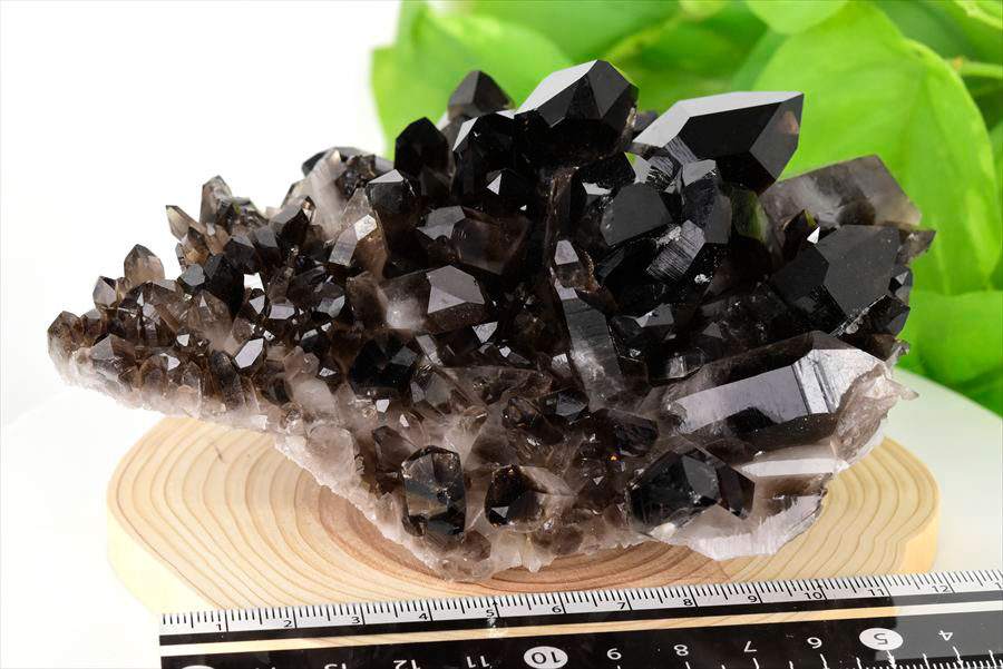 アーカンソー産　黒水晶クラスター　Arkansas　スモーキークォーツ　原石　結晶　クラスター　浄化　置物　天然石　パワーストーン