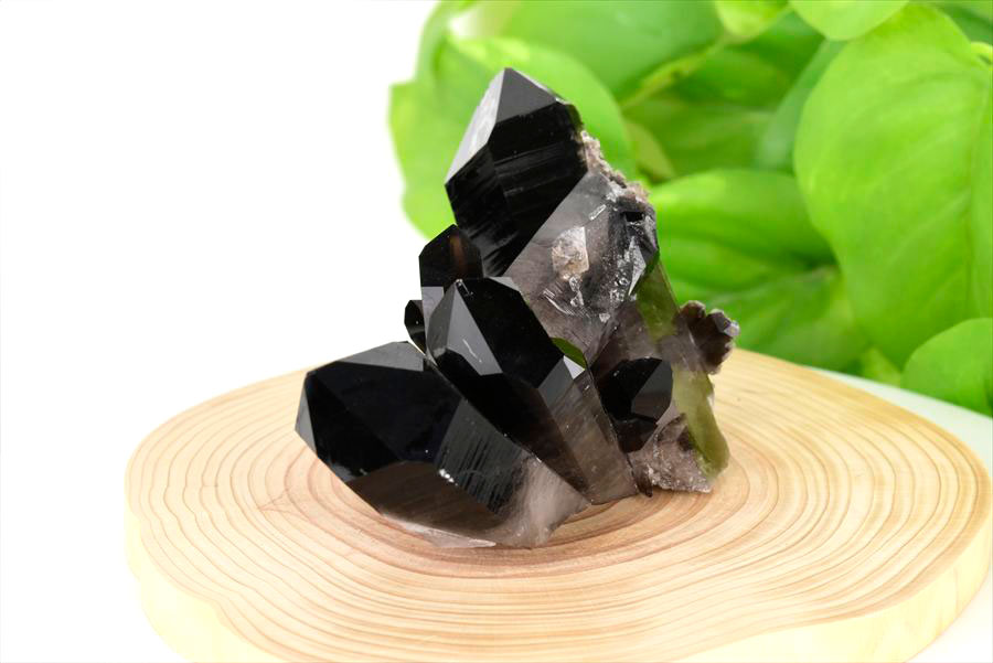 アーカンソー産　黒水晶クラスター　Arkansas　スモーキークォーツ　原石　結晶　クラスター　浄化　置物　天然石　パワーストーン
