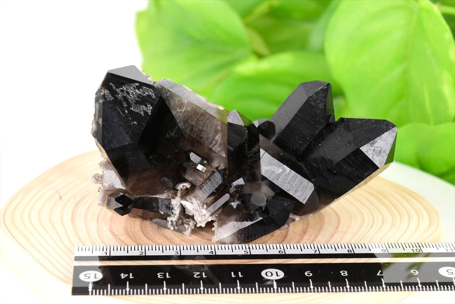 アーカンソー産　黒水晶クラスター　Arkansas　スモーキークォーツ　原石　結晶　クラスター　浄化　置物　天然石　パワーストーン
