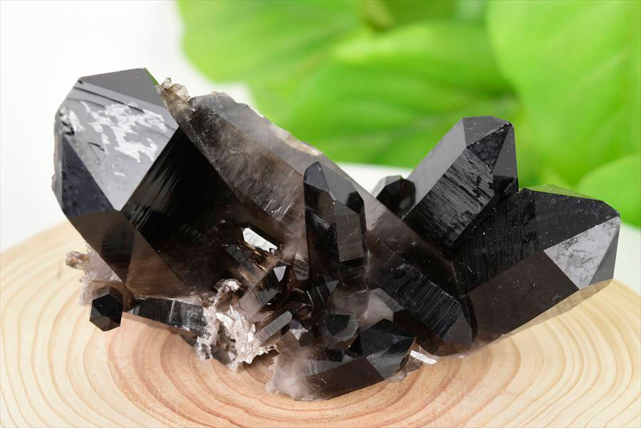 アーカンソー産　黒水晶クラスター　Arkansas　スモーキークォーツ　原石　結晶　クラスター　浄化　置物　天然石　パワーストーン