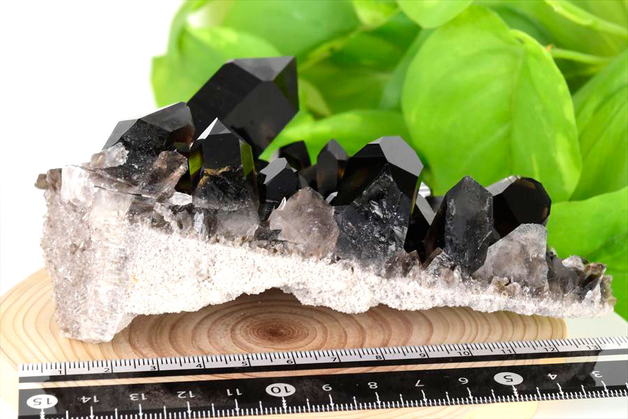 アーカンソー産　黒水晶クラスター　Arkansas　スモーキークォーツ　原石　結晶　クラスター　浄化　置物　天然石　パワーストーン
