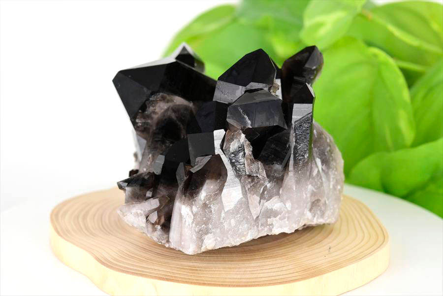 アーカンソー産　黒水晶クラスター　Arkansas　スモーキークォーツ　原石　結晶　クラスター　浄化　置物　天然石　パワーストーン