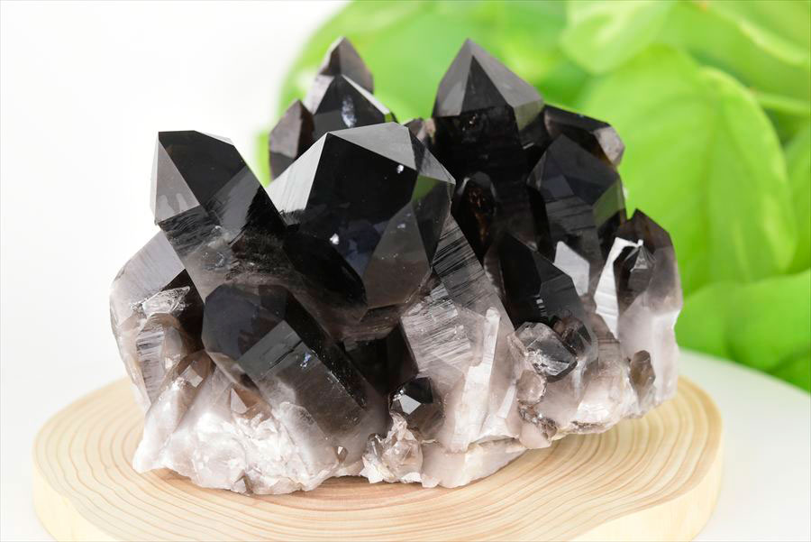 アーカンソー産　黒水晶クラスター　Arkansas　スモーキークォーツ　原石　結晶　クラスター　浄化　置物　天然石　パワーストーン