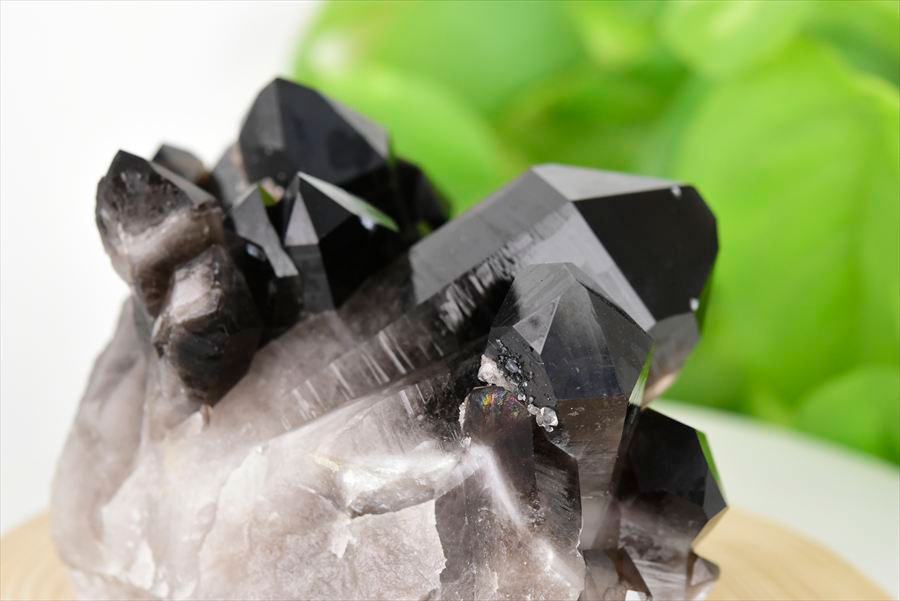 アーカンソー産　黒水晶クラスター　Arkansas　スモーキークォーツ　原石　結晶　クラスター　浄化　置物　天然石　パワーストーン