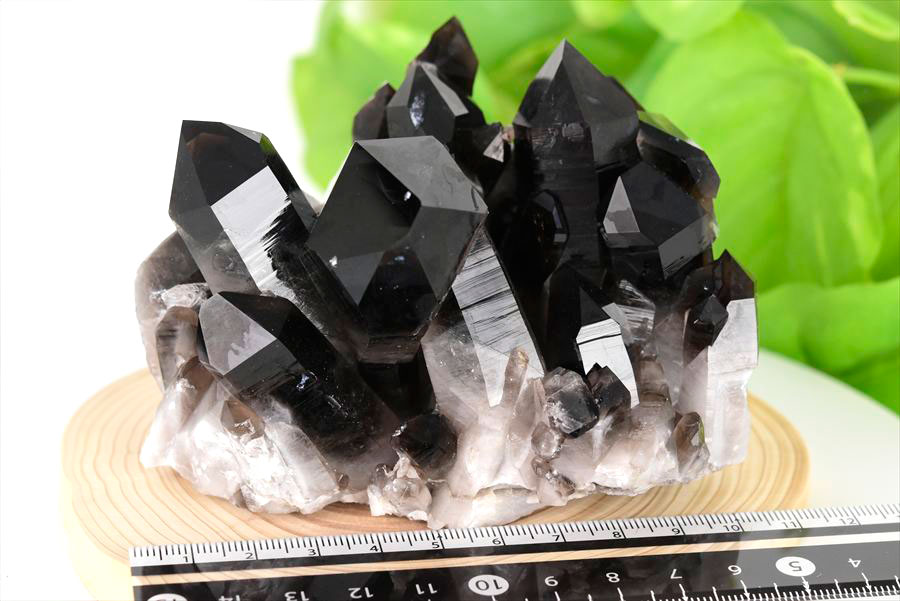 アーカンソー産　黒水晶クラスター　Arkansas　スモーキークォーツ　原石　結晶　クラスター　浄化　置物　天然石　パワーストーン