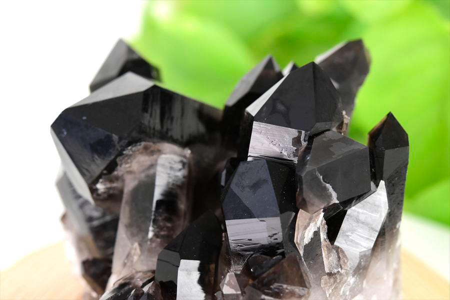 アーカンソー産　黒水晶クラスター　Arkansas　スモーキークォーツ　原石　結晶　クラスター　浄化　置物　天然石　パワーストーン