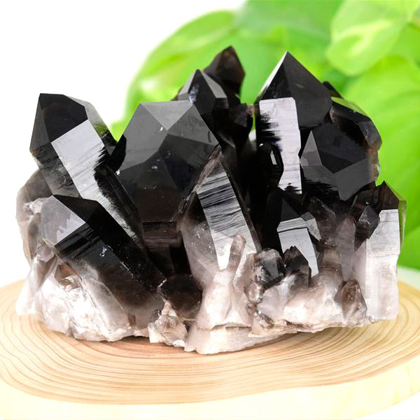 アーカンソー産　黒水晶クラスター　Arkansas　スモーキークォーツ　原石　結晶　クラスター　浄化　置物　天然石　パワーストーン