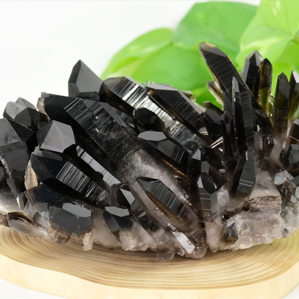 アーカンソー産　黒水晶クラスター　Arkansas　スモーキークォーツ　原石　結晶　クラスター　浄化　置物　天然石　パワーストーン