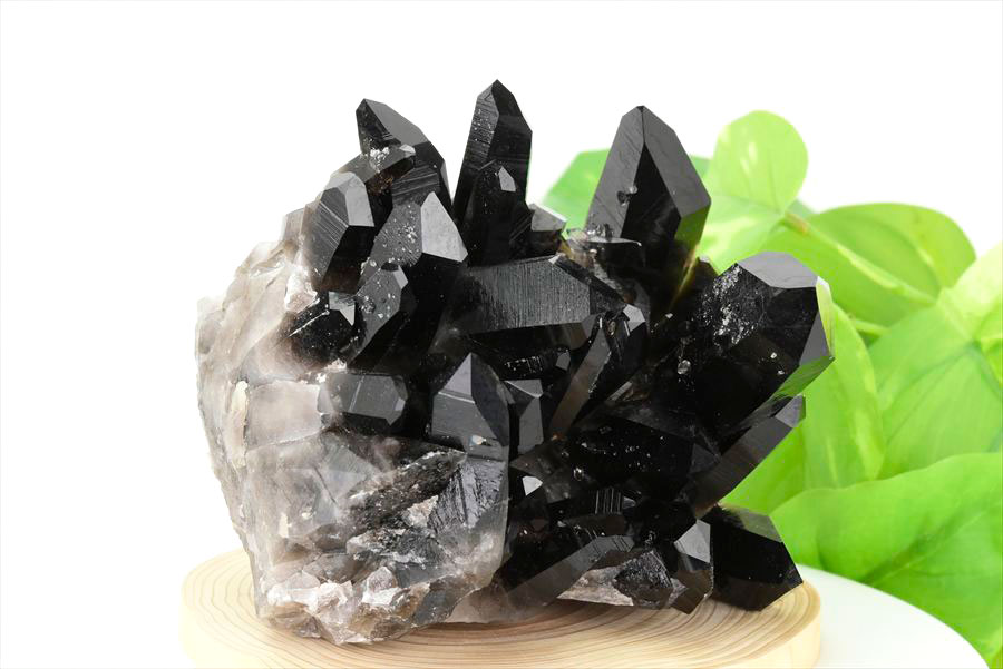 アーカンソー産　黒水晶クラスター　Arkansas　スモーキークォーツ　原石　結晶　クラスター　浄化　置物　天然石　パワーストーン