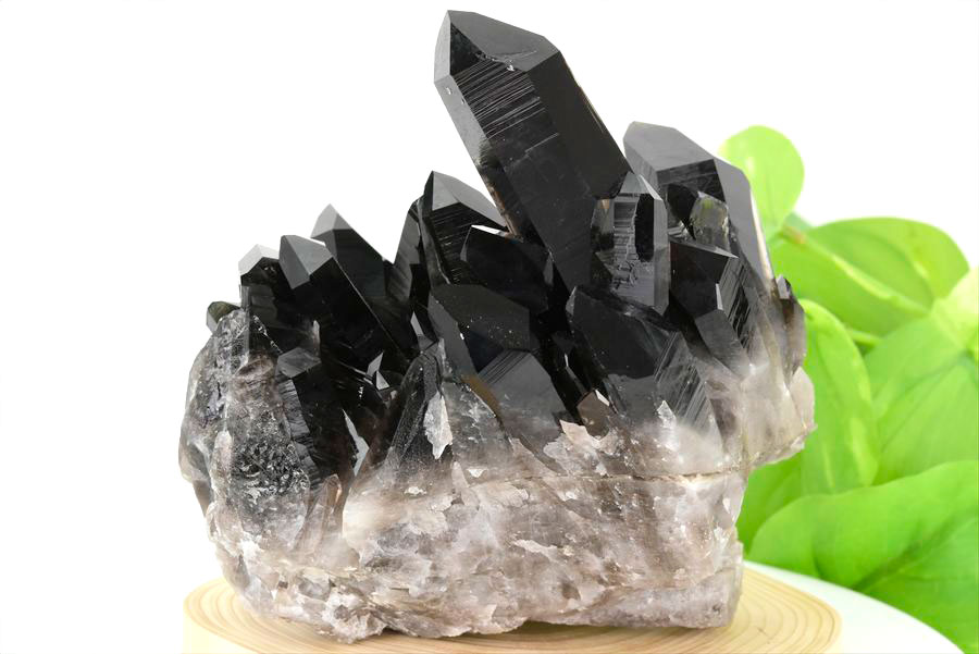 アーカンソー産　黒水晶クラスター　Arkansas　スモーキークォーツ　原石　結晶　クラスター　浄化　置物　天然石　パワーストーン