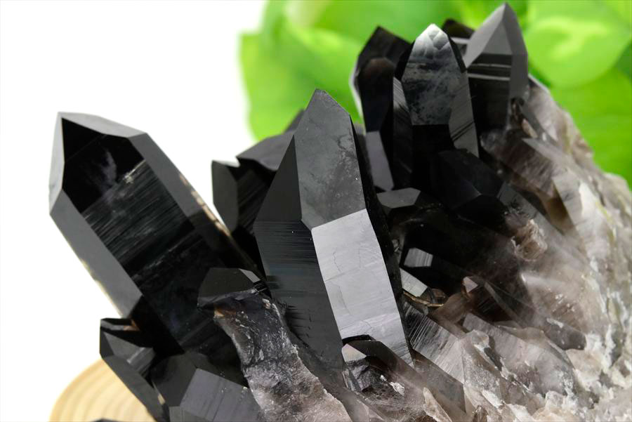 アーカンソー産　黒水晶クラスター　Arkansas　スモーキークォーツ　原石　結晶　クラスター　浄化　置物　天然石　パワーストーン