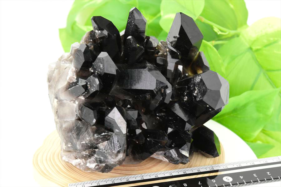アーカンソー産　黒水晶クラスター　Arkansas　スモーキークォーツ　原石　結晶　クラスター　浄化　置物　天然石　パワーストーン