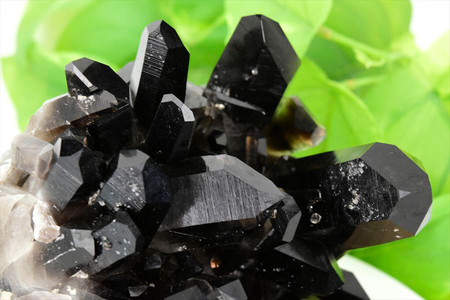 アーカンソー産　黒水晶クラスター　Arkansas　スモーキークォーツ　原石　結晶　クラスター　浄化　置物　天然石　パワーストーン