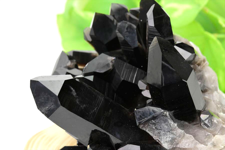 アーカンソー産　黒水晶クラスター　Arkansas　スモーキークォーツ　原石　結晶　クラスター　浄化　置物　天然石　パワーストーン