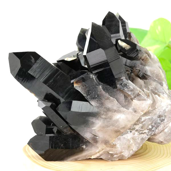 アーカンソー産　黒水晶クラスター　Arkansas　スモーキークォーツ　原石　結晶　クラスター　浄化　置物　天然石　パワーストーン