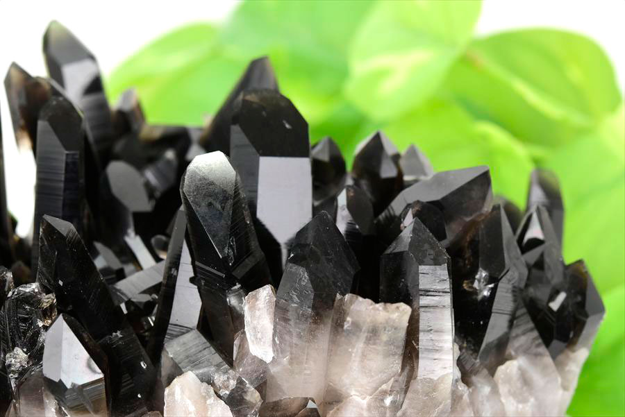 アーカンソー産　黒水晶クラスター　Arkansas　スモーキークォーツ　原石　結晶　クラスター　浄化　置物　天然石　パワーストーン