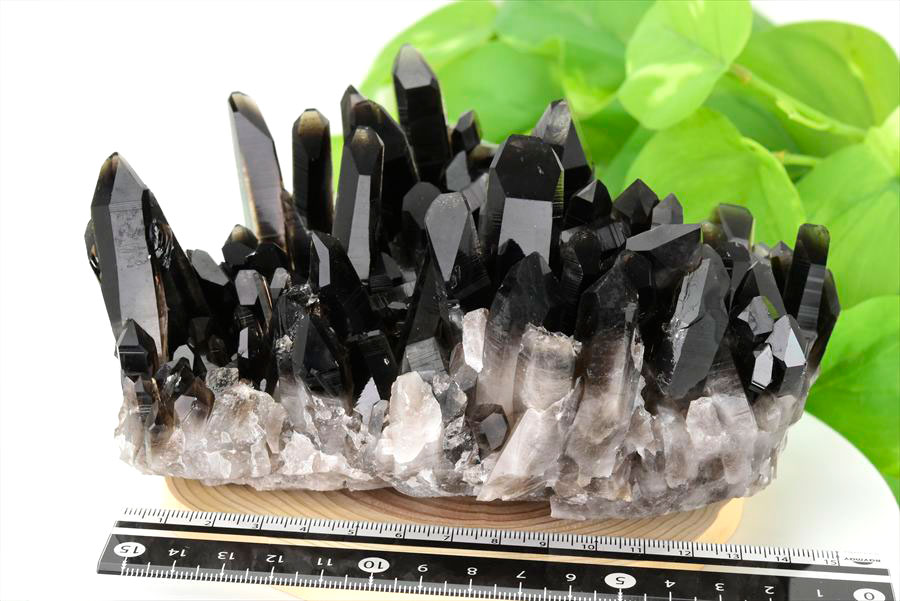 アーカンソー産　黒水晶クラスター　Arkansas　スモーキークォーツ　原石　結晶　クラスター　浄化　置物　天然石　パワーストーン