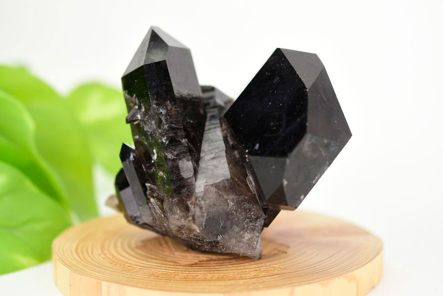 アーカンソー産　黒水晶クラスター　Arkansas　スモーキークォーツ　原石　結晶　クラスター　浄化　置物　天然石　パワーストーン