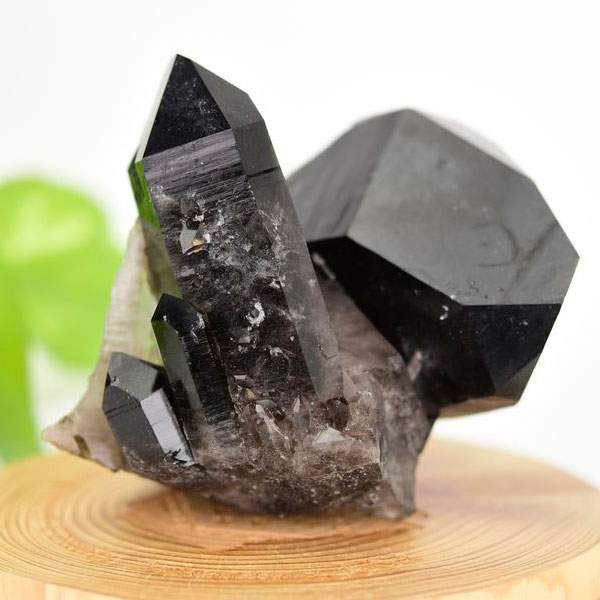 アーカンソー産　黒水晶クラスター　Arkansas　スモーキークォーツ　原石　結晶　クラスター　浄化　置物　天然石　パワーストーン