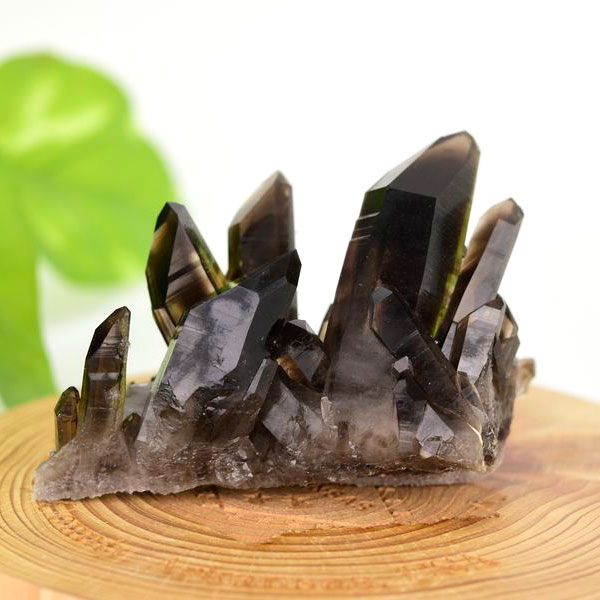 アーカンソー産　黒水晶クラスター　Arkansas　スモーキークォーツ　原石　結晶　クラスター　浄化　置物　天然石　パワーストーン