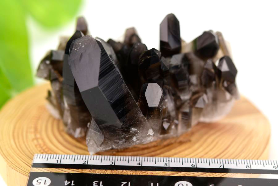 アーカンソー産　黒水晶クラスター　Arkansas　スモーキークォーツ　原石　結晶　クラスター　浄化　置物　天然石　パワーストーン