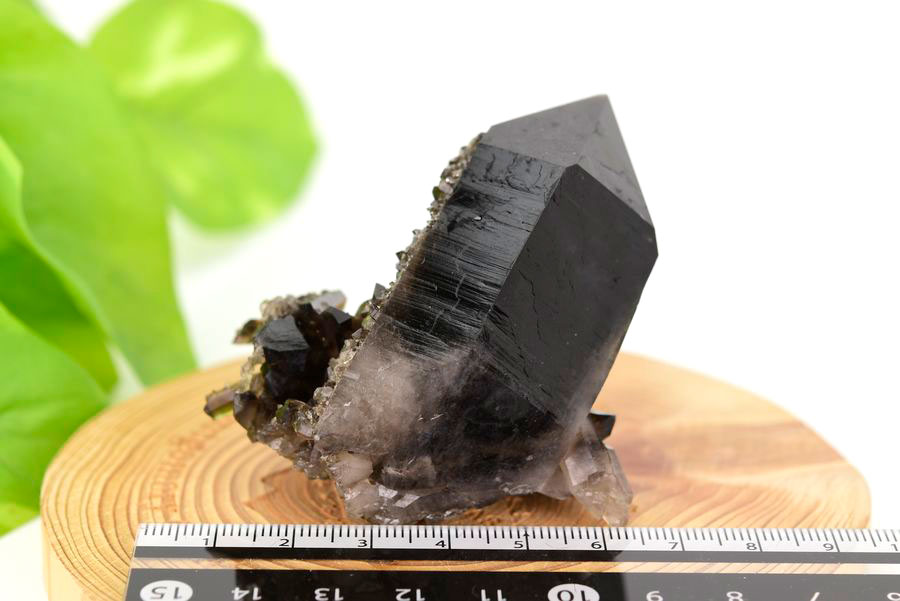 アーカンソー産　黒水晶クラスター　Arkansas　スモーキークォーツ　原石　結晶　クラスター　浄化　置物　天然石　パワーストーン